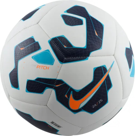 Футбольний м'яч Nike PITCH - FA24 біло-темно-синьо-помаранчевий