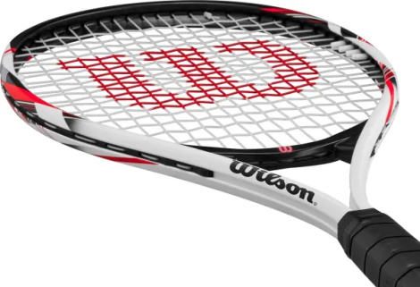 Ракетка для тенісу Wilson FUSION XL сіро-чорно-червона WR199110