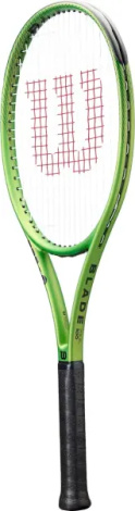 Ракетка для тенісу Wilson BLADE FEEL 100 зелено-чорна WR197510