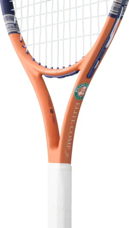 Ракетка для тенісу дитяча Wilson ROLAND-GARROS ELITE COMP JR темно-синьо-помаранчева WR193310H
