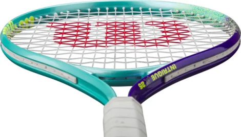 Ракетка для тенісу дитяча Wilson INTRIGUE JR 25 бірюзово-фіолетово-жовта WR180310
