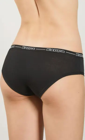 Труси (сліпи) жіночі Kappa SLIP SPORTY чорні K2140 Nero