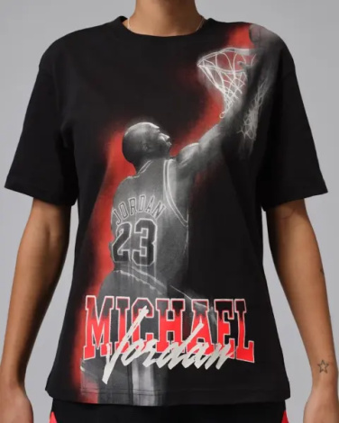 Футболка жіноча Nike JORDAN SPORT HERITAGE DRI-FIT GRAPHIC чорна IO8722-010