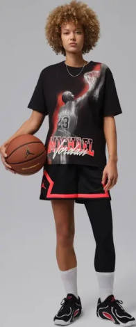 Футболка жіноча Nike JORDAN SPORT HERITAGE DRI-FIT GRAPHIC чорна IO8722-010