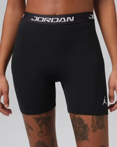 Велосипедки женские Nike JORDAN SPORT ESSENTIALS DRI-FIT HIGH-WAISTED 12.5CM черные IF2266-010
