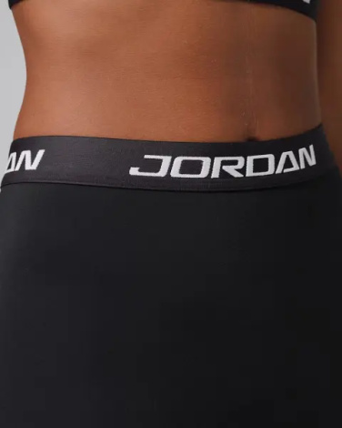 Велосипедки женские Nike JORDAN SPORT ESSENTIALS DRI-FIT HIGH-WAISTED 12.5CM черные IF2266-010