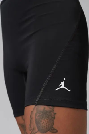 Велосипедки женские Nike JORDAN SPORT ESSENTIALS DRI-FIT HIGH-WAISTED 12.5CM черные IF2266-010