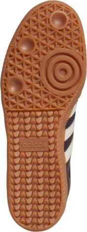 Кеди жіночі Adidas SAMBA OG бордово-молочні ID0477