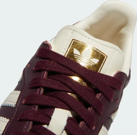 Кеди жіночі Adidas SAMBA OG бордово-молочні ID0477