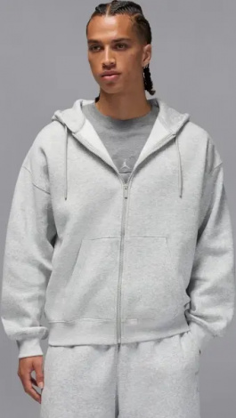 Толстовка Nike JORDAN BROOKLYN FLEECE OVERSIZED серая IB7231-050