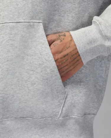 Толстовка Nike JORDAN BROOKLYN FLEECE OVERSIZED серая IB7231-050