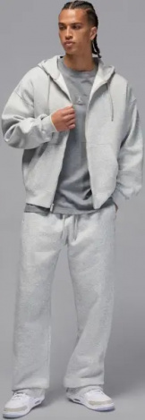 Толстовка Nike JORDAN BROOKLYN FLEECE OVERSIZED серая IB7231-050