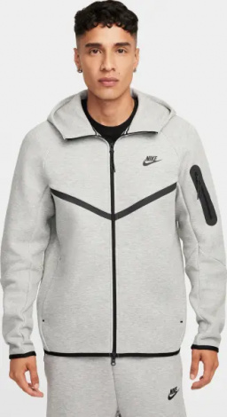 Толстовка Nike TECH FULL-ZIP WINDRUNNER HOODIE серая HV0949-063