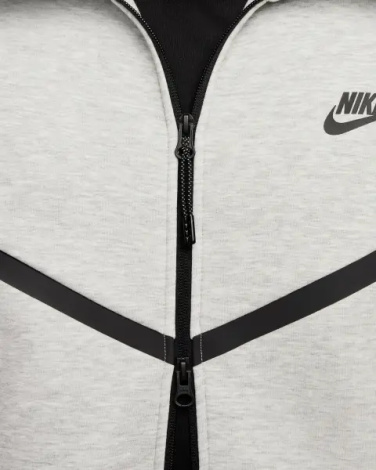 Толстовка Nike TECH FULL-ZIP WINDRUNNER HOODIE серая HV0949-063