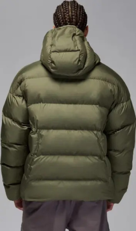 Пуховик Nike JORDAN BROOKLYN THERMA-FIT PUFFER оливковий HV0532-222