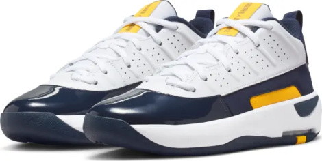 Кросівки Nike JORDAN MAX AURA 7 біло-темно-синьо-жовті HQ2091-102