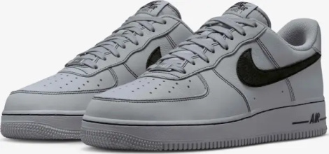 Кросівки Nike AIR FORCE 1 '07 LV8 сіро-чорні HQ2037-004