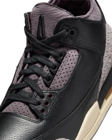 Кросівки жіночі Nike AIR JORDAN 3 RETRO X A MA MANIÉRE чорно-сіро-фіолетові FZ4811-001