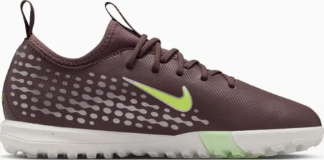 Сороконіжки (шиповки) дитячі Nike JR MERCURIAL ZOOM VAPOR 16 ACADEMY KYLIAN MBAPPÉ TF коричнево-сріблясто-салатові FQ8285-200
