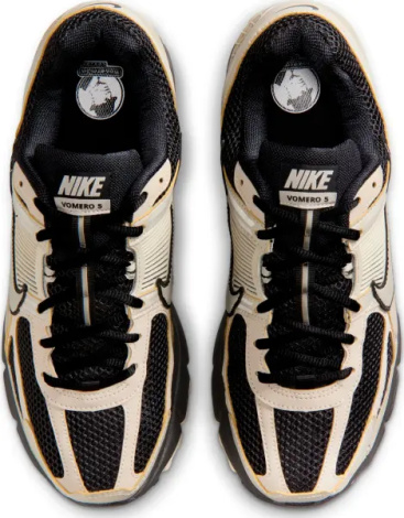 Кроссовки Nike ZOOM VOMERO 5 бежево-черные FJ4151-008