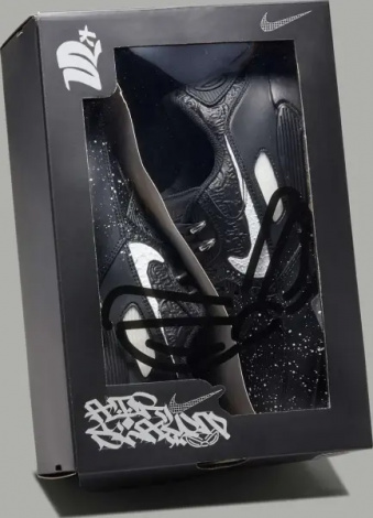 Кроссовки Nike AIR MAX 90 X SLAWN черно-белые FD6492-001