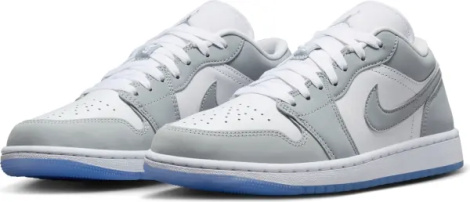 Кросівки жіночі Nike AIR JORDAN 1 LOW сіро-білі DC0774-105