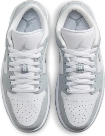 Кросівки жіночі Nike AIR JORDAN 1 LOW сіро-білі DC0774-105