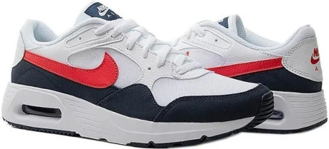 Кроссовки женские Nike AIR MAX SC бело-темно-синие CW4555-103