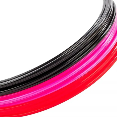 Кольца тренировочные AVK-Sport черно-розово-красные (12 штук) AVK3-610-600-001