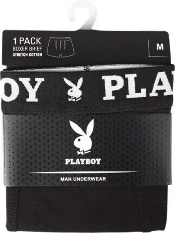 Труси (боксерки) Playboy ANNYA PLAYBOY BOXERSHORT чорні ANNYA-0102