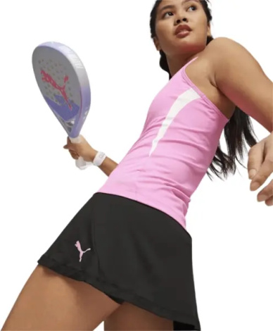 Спідниця для тенісу жіноча Puma INDIVIDUAL PADEL чорна 939186-20