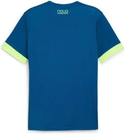 Футболка для тенісу Puma INDIVIDUAL PADEL синьо-салатова 939177-22