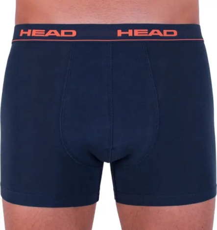 Труси (боксерки) Head BASIC BOXER 2P темно-сині, темно-синьо-помаранчеві (2 штуки) 841001001-493