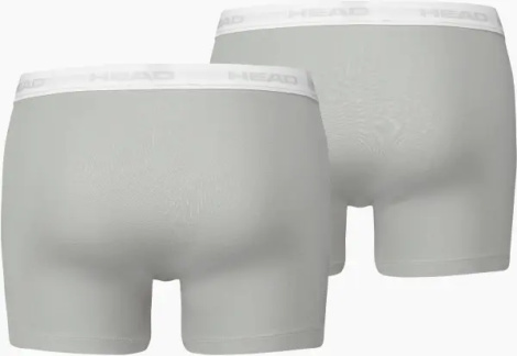 Труси (боксерки) Head BASIC BOXER 2P сірі (2 штуки) 841001001-400