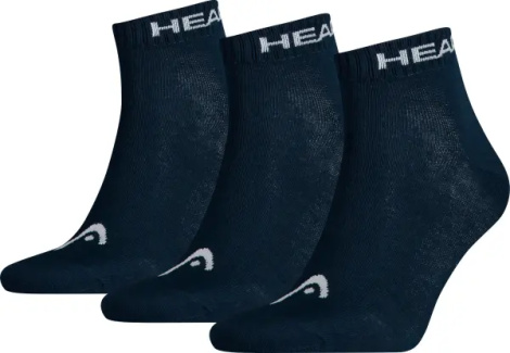 Шкарпетки Head QUARTER 3P UNISEX темно-сині (3 пари) 761011001-321
