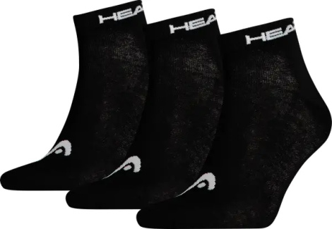 Шкарпетки Head QUARTER 3P UNISEX чорні (3 пари) 761011001-200