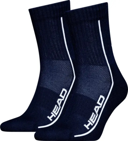 Шкарпетки Head ALL SPORTS PERFORMANCE SHORTCREW 2P темно-сині (2 пари) 701229021-003