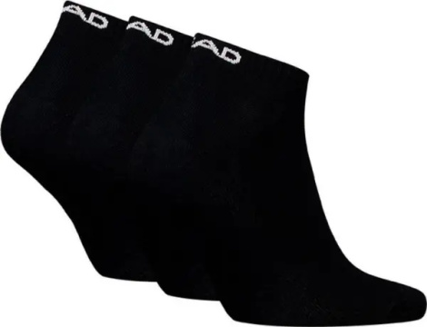 Носки Head ALL SPORTS TRAINING SNEAKER 3P черные (3 пары) 701229018-001