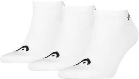 Носки Head ELEMENTS ALL SPORTS SNEAKER 3P белые (3 пары) 701229011-002