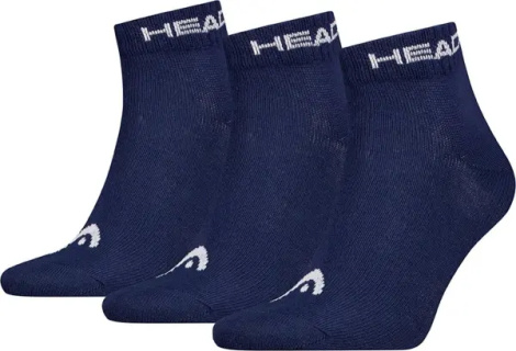 Шкарпетки Head ELEMENTS ALL SPORTS QUARTER 3P темно-сині (3 пари) 701229010-003