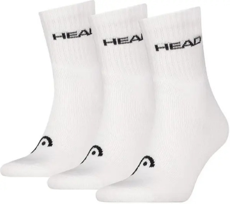 Шкарпетки Head ELEMENTS ALL SPORTS SHORT CREW 3P білі (3 пари) 701229009-002