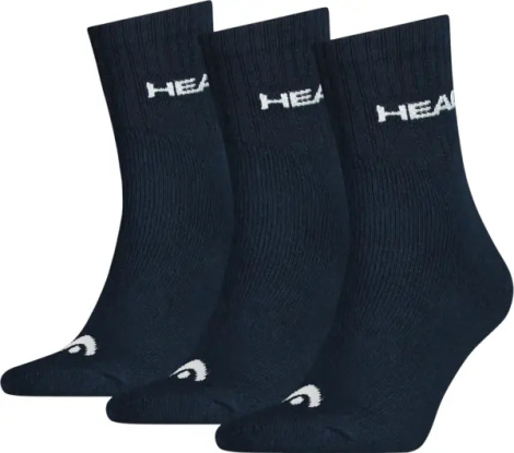 Носки Head SHORT CREW 3P UNISEX темно-синие (3 пары) 701213457-321