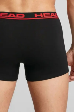 Труси (боксерки) Head BASIC BOXER 2P червоно-чорні, чорні (2 штуки) 701202741-020