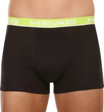 Труси (боксерки) Head BASIC BOXER 2P чорно-лаймові (2 штуки) 701202741-019