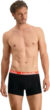 Труси (боксерки) Head BASIC BOXER 2P сіро-червоні, чорно-червоні (2 штуки) 701202741-011