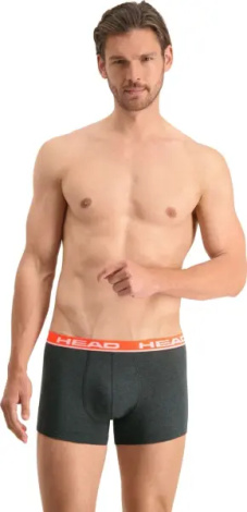 Труси (боксерки) Head BASIC BOXER 2P сіро-червоні, чорно-червоні (2 штуки) 701202741-011