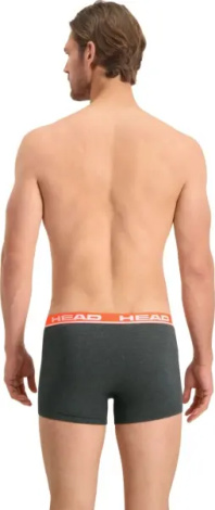 Труси (боксерки) Head BASIC BOXER 2P сіро-червоні, чорно-червоні (2 штуки) 701202741-011