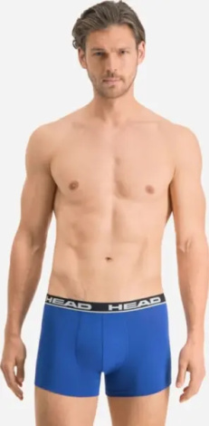 Труси (боксерки) Head BASIC BOXER 2P синьо-чорні (2 штуки) 701202741-006