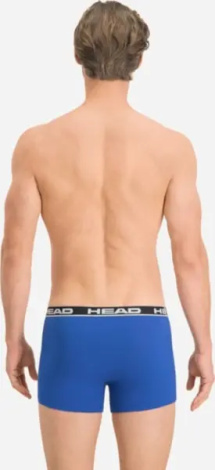 Труси (боксерки) Head BASIC BOXER 2P синьо-чорні (2 штуки) 701202741-006