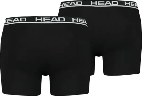 Труси (боксерки) Head BASIC BOXER 2P чорні (2 штуки) 701202741-005
